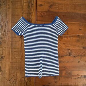 Madewell stiped knit top